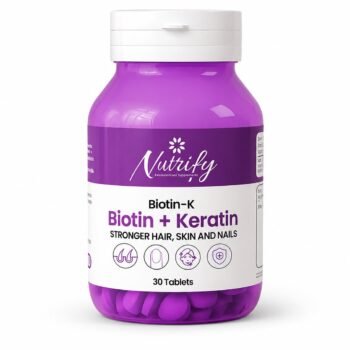 Nutrify Biotin-K – For Stronger Hair, Skin, and Nails